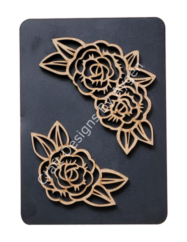 Boyanabilir Ahşap Ham Objeler -QUEEN CRAFT LAZER SET 01