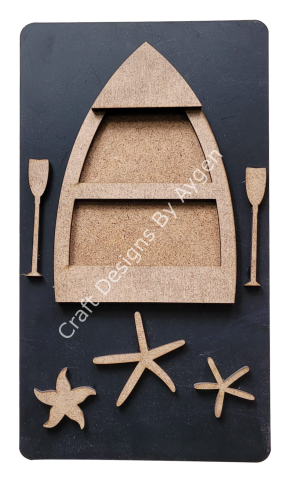 Boyanabilir Ahşap Ham Objeler -QUEEN CRAFT LAZER SET 06