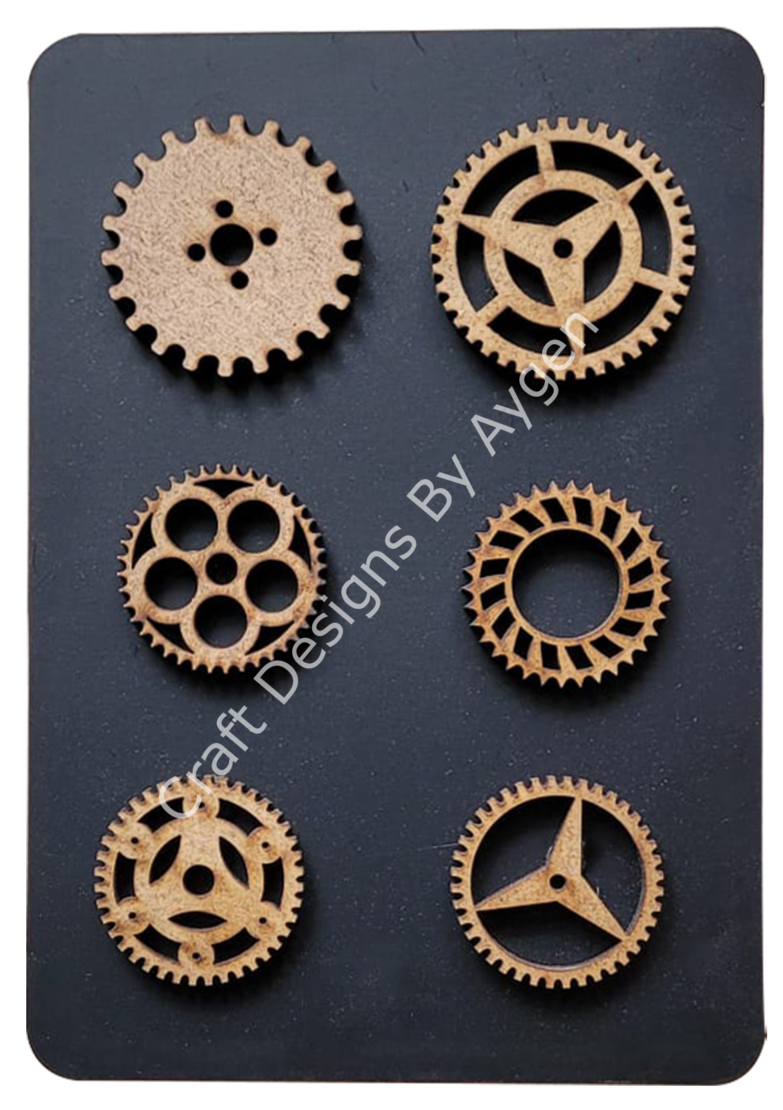 Boyanabilir Ahşap Ham Objeler -QUEEN CRAFT LAZER SET 12