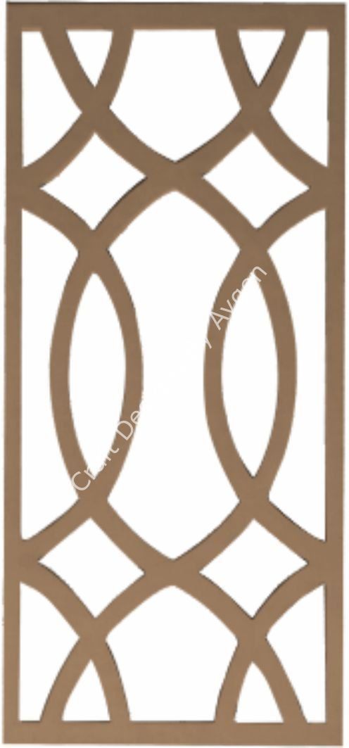 Boyanabilir Ahşap Ham Objeler -İŞLEMELİ AYNA 48x100