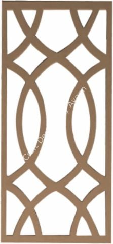 Boyanabilir Ahşap Ham Objeler -İŞLEMELİ AYNA 48x100