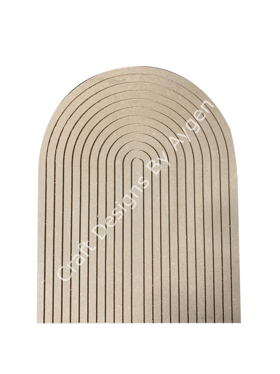 Boyanabilir Ahşap Ham Objeler -GÖKKUŞAĞI SUNUMLUK BÜYÜK 35X45