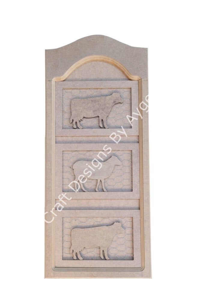 Boyanabilir Ahşap Ham Objeler - TELLİ ÇİFLİK PANO