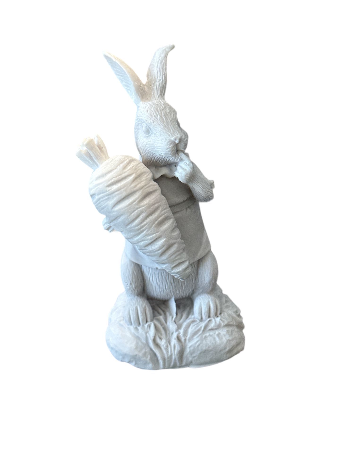 Boyanabilir Polyester Ham Objeler -TAVŞAN MİNİK HAVUÇLU