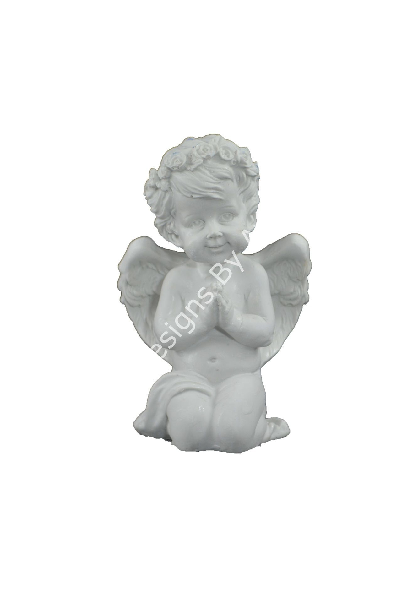 Boyanabilir Polyester Ham Objeler -DUA EDEN MELEK KÜÇÜK 12X8 CM