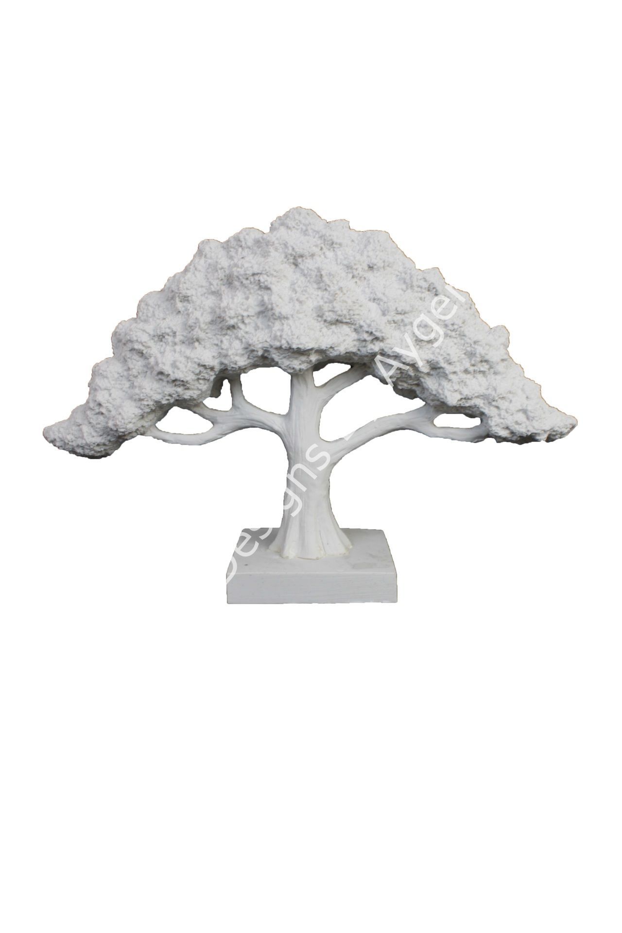 Boyanabilir Polyester Ham Objeler -BONSAİ AĞAÇ YATAY