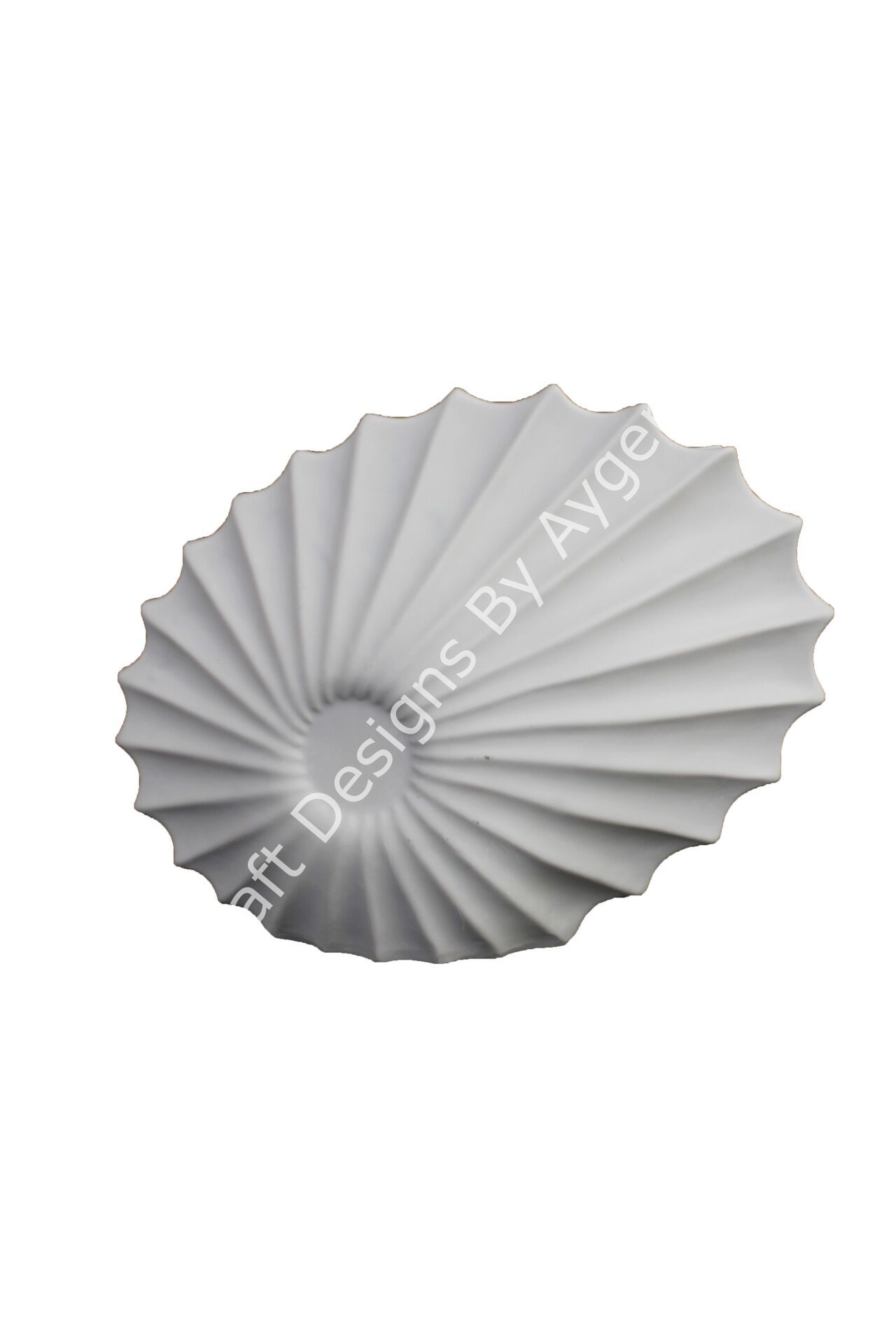 Boyanabilir Polyester Ham Objeler -İSTİRİDYE VAZO 24X31 CM