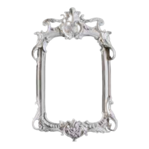 Boyanabilir Polyester Ham Objeler -OYMALI BÜYÜK ÇERÇEVE 54X34CM