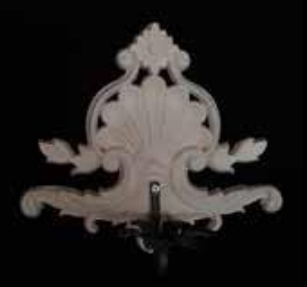 Boyanabilir Polyester Ham Objeler -DUVAR APLİK MUMLUK 36X31 CM