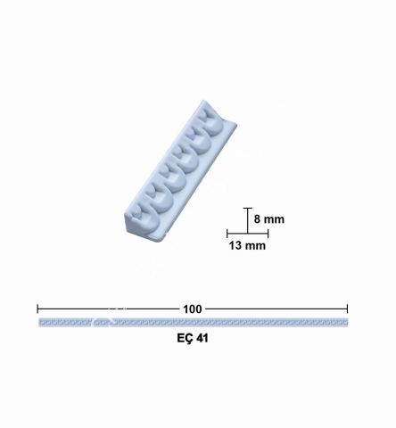 Boyanabilir Çıta&Aplik Objeler -EÇ 41 100 cm ESNEK MOBİLYA ÇITASI