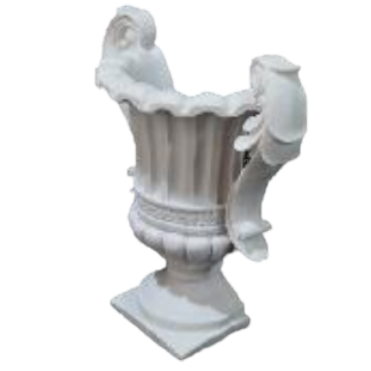 Boyanabilir Polyester Ham Objeler -YARIM KUPA 20X18 CM