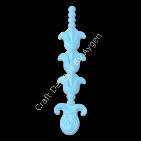 Boyanabilir Çıta&Aplik Objeler -ESNEK APLİK HÇ 1029 21 X 5 CM