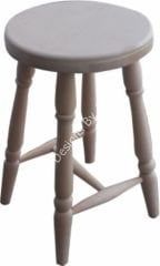 Boyanabilir Ahşap Ham Objeler - TORNA TABURE