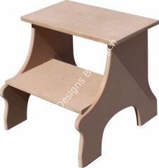 Boyanabilir Ahşap Ham Objeler - BASAMAK