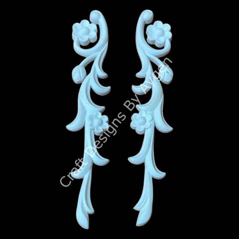 Boyanabilir Çıta&Aplik Objeler -ESNEK APLİK HÇ 1035 29 X 5 CM