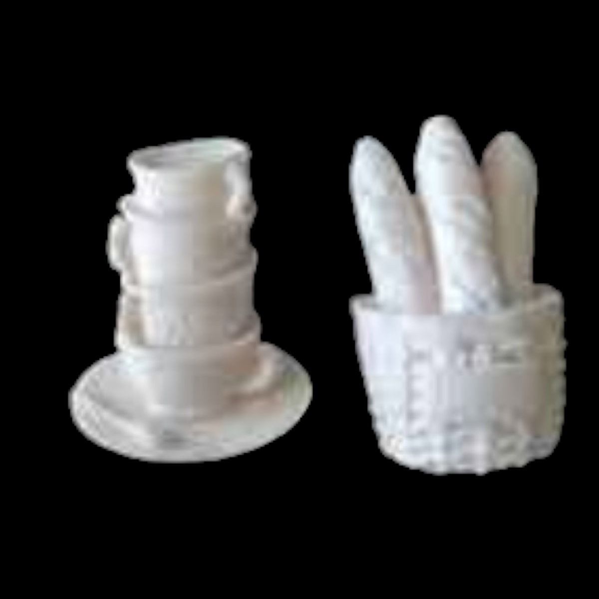Boyanabilir Polyester Ham Objeler -EKMEK FİNCAN SET
