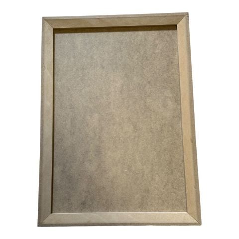 Boyanabilir Ahşap Ham Objeler -KELEBEK PANO 50X70