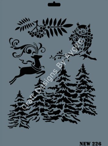 STENCIL NEW SERI X-LARGE 226