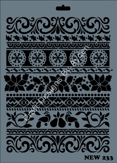 STENCIL NEW SERI X-LARGE 233