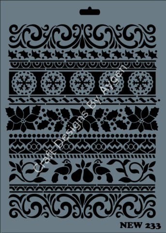 STENCIL NEW SERI X-LARGE 233