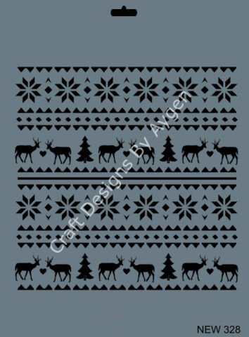 STENCIL NEW SERI X-LARGE 328