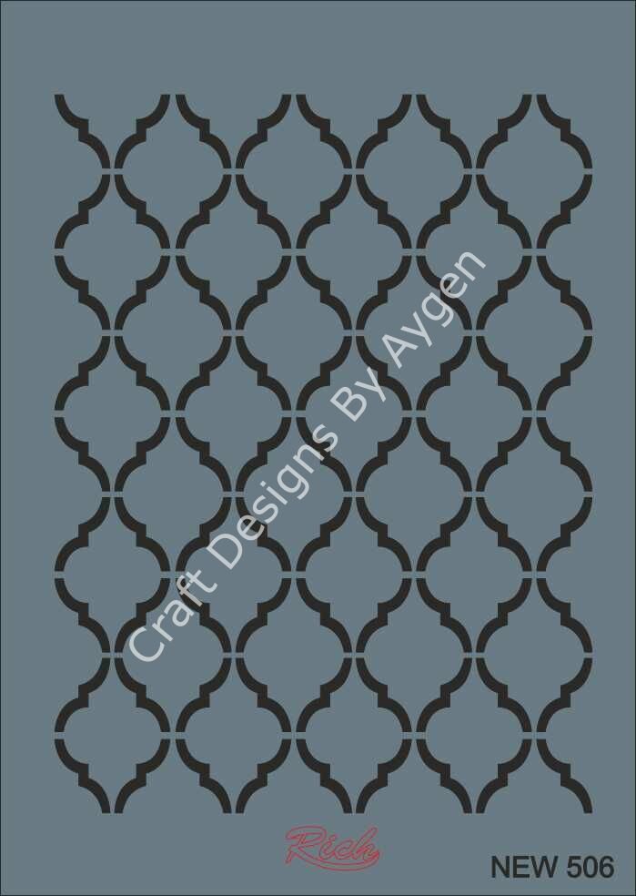 STENCIL NEW SERI X-LARGE 506