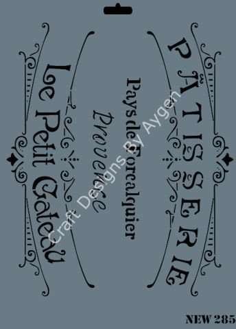 STENCIL NEW SERI X-LARGE 285