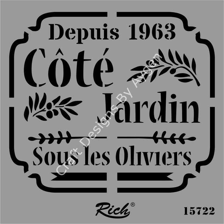 STENCIL KARE 25*25 15722