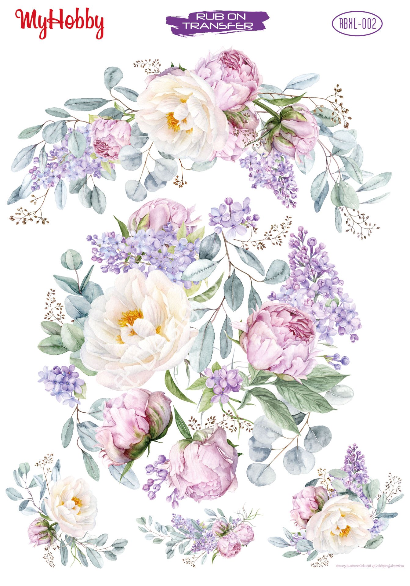My Hobby RUB-ON TRANSFER-RBXL 002