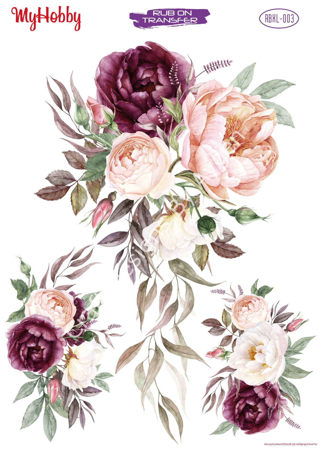 My Hobby RUB-ON TRANSFER-RBXL 003