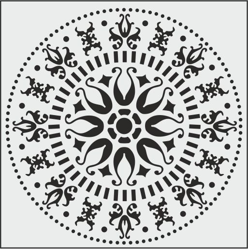 K007 STENCİL (25X25)