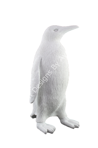 Boyanabilir Polyester Ham Objeler -KÜÇÜK PENGUEN 44X24 CM