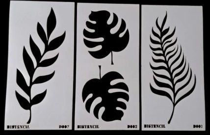 Stencil Şablon- D01_02_03_SET STENCIL (15X30)