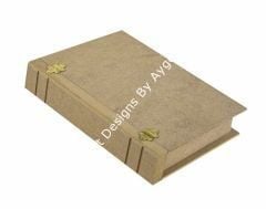 Boyanabilir Ahşap Ham Objeler - KİTAP KUTU ORTA