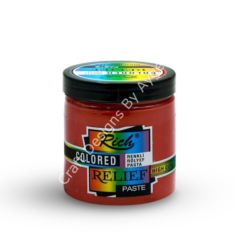 RENKLİ RÖLYEF PASTA - KİREMİT 250ml