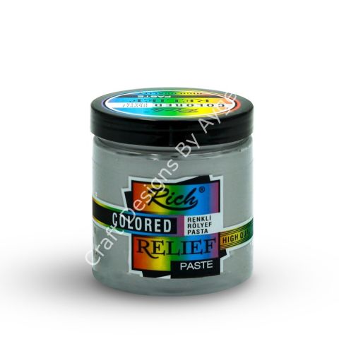 RENKLİ RÖLYEF PASTA - COUNTRY GRİ 250ml