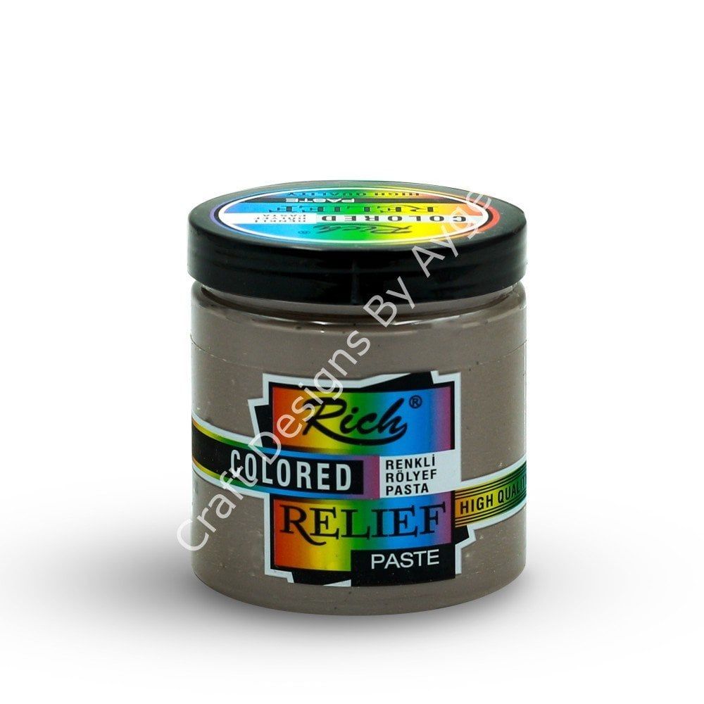 RENKLİ RÖLYEF PASTA - MOCHA 250ml