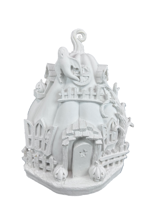 Boyanabilir Polyester Ham Objeler -HALLOWEEN BALKABAĞI EV