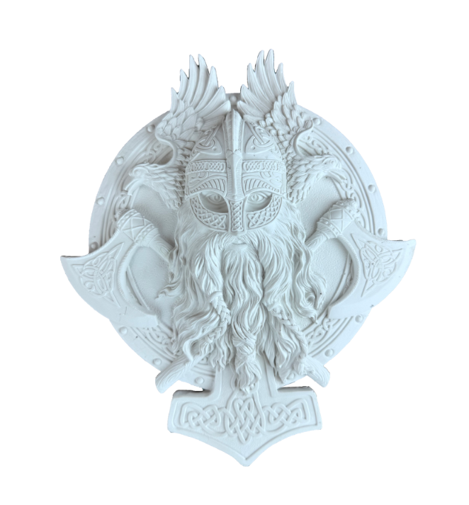 Boyanabilir Polyester Ham Objeler -VİKİNG DUVAR PANO