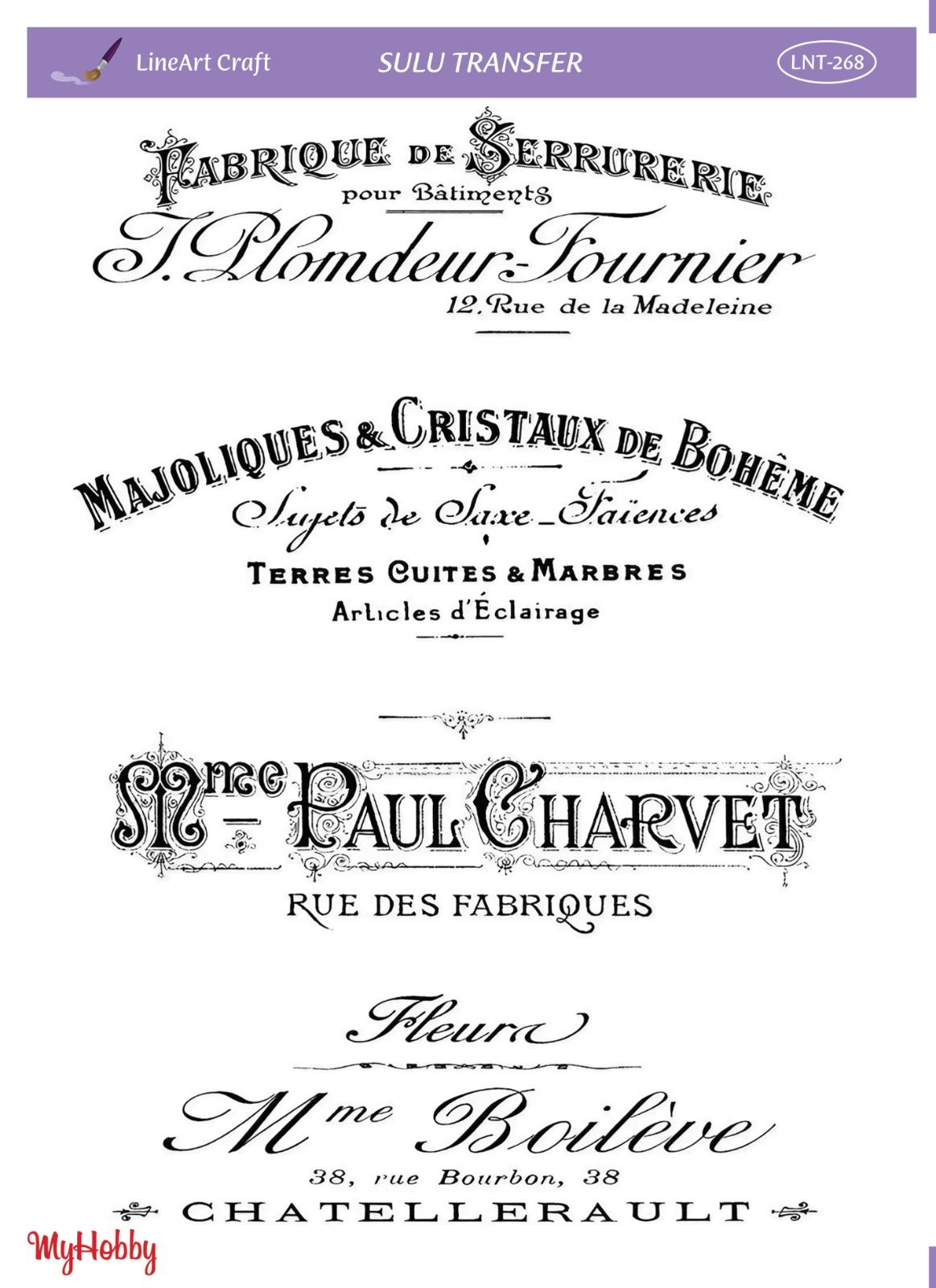 Lineart SULU TRANSFER LNT 268