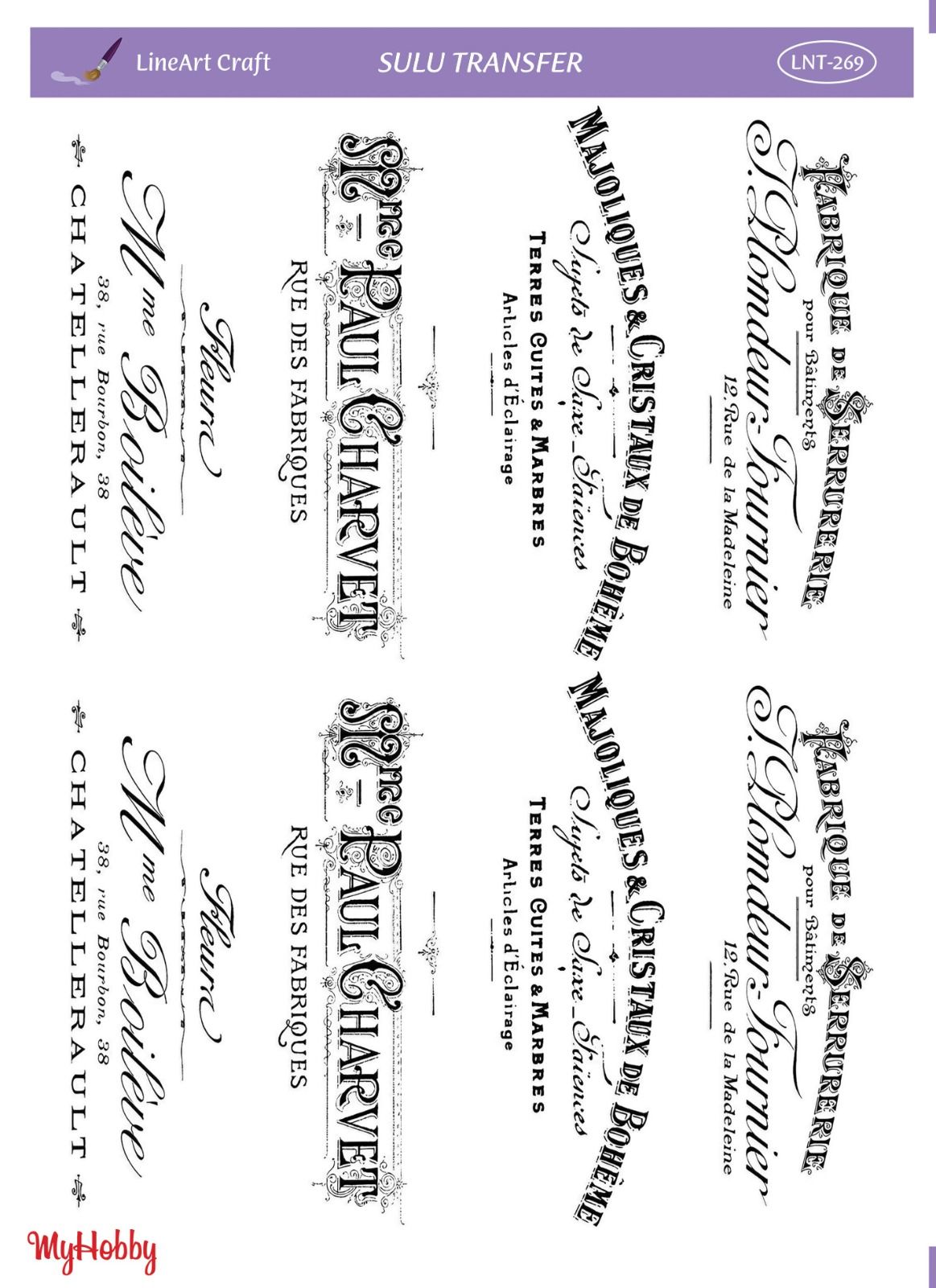 Lineart SULU TRANSFER LNT 269