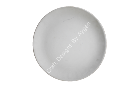 Boyanabilir Seramik Ham Objeler -YUVARLAK SEAMİK TABAK