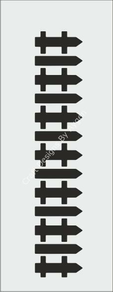 N026 STENCİL (10X25)