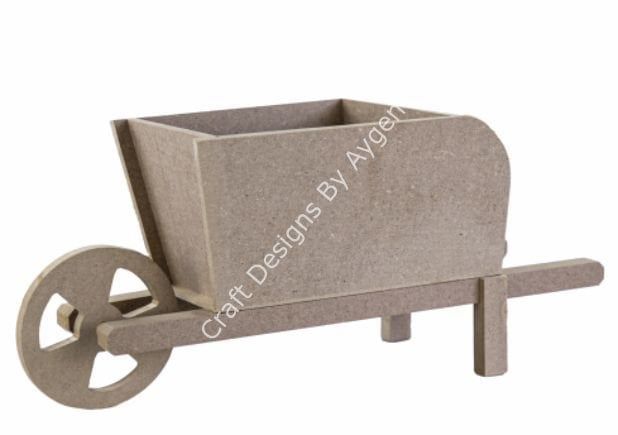 Boyanabilir Ahşap Ham Objeler -EL ARABASI 44X17