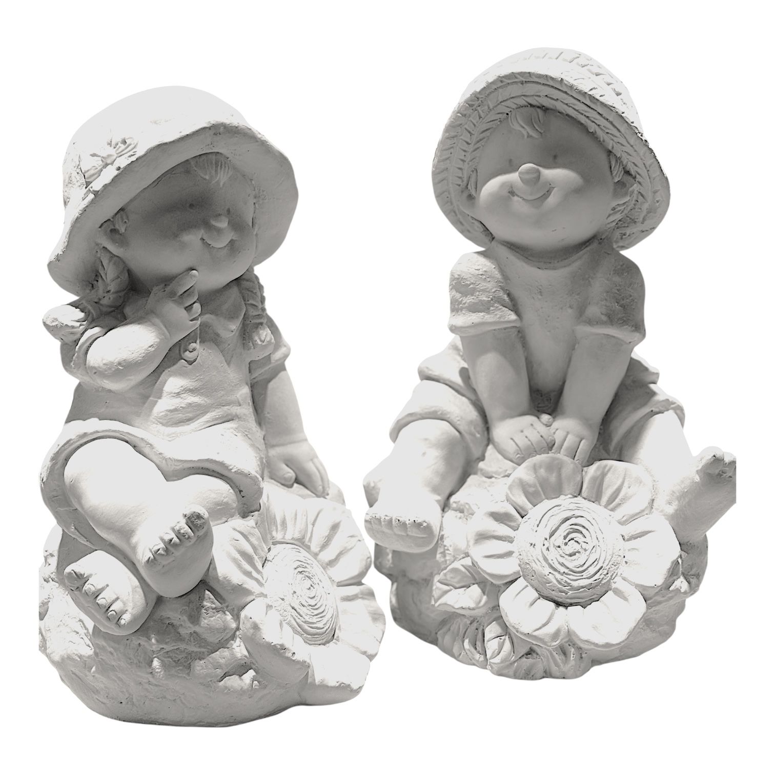 Boyanabilir Polyester Ham Objeler -PAPATYALI CÜCE ÇİFT