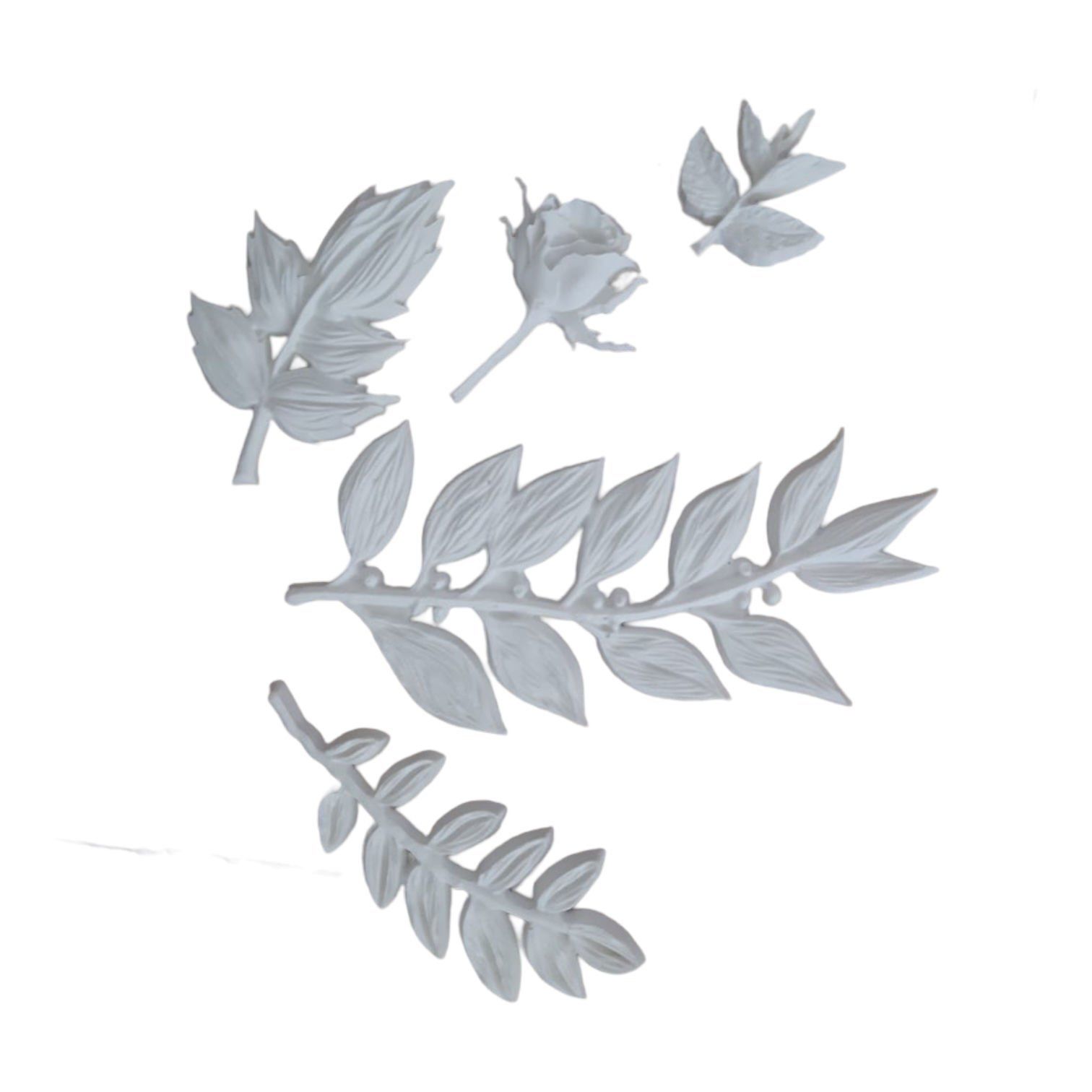 Boyanabilir Çıta&Aplik Objeler -ESNEK APLİK YAPRAK SET