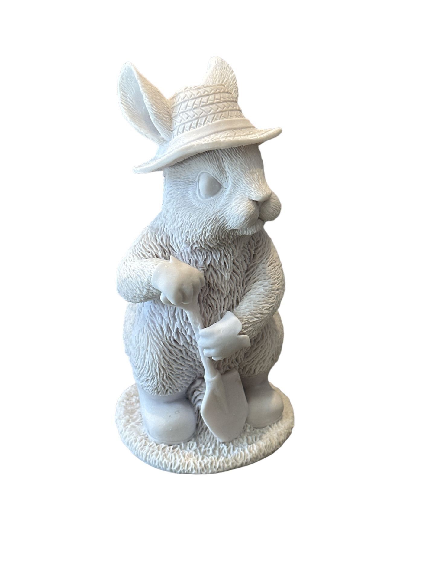 Boyanabilir Polyester Ham Objeler -TAVŞAN BAHÇIVAN KÜREKLİ