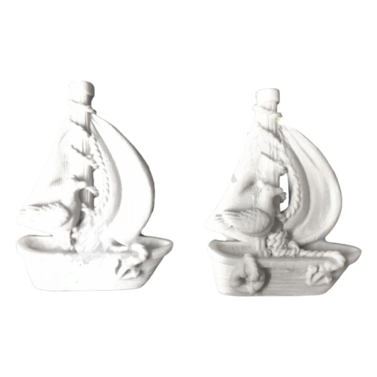 Boyanabilir Polyester Ham Objeler -KÜÇÜK GEMİ SET