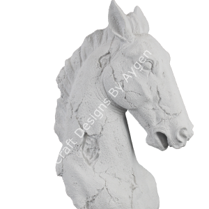 Boyanabilir Polyester Ham Objeler -DOKULU AT BÜST