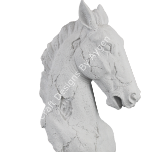 Boyanabilir Polyester Ham Objeler -DOKULU AT BÜST